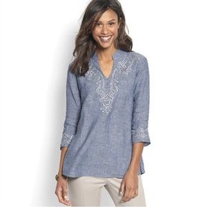 Orvis Chambray Tunic Size S